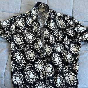 Silk like Gucci button up